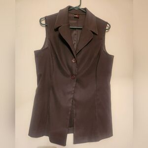 Studio Y Dark Olive Green Vest And Pants